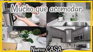 NUEVA COCINA ORGANIZACION, muchos trastes que ordenar/ Desastre total en COCINA/LIMPIA CONMIGO