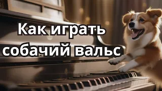 Как сыграть собачий вальс на пианино для начинающих