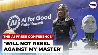 AI Robots Press Conference I Have Humans Lost the Battle ?  I AI I Tech