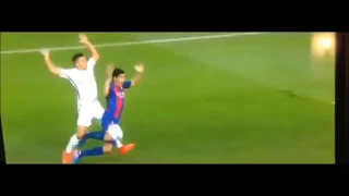 Luis Suarez Dive to Win Penalty vs PSG ~ Barcelona 6-1 PSG (2017)