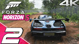 FORZA HORIZON 5 Gameplay Walkthrough Part 2 - Goliath (Full Game) 4K 60FPS EXTREME GRAPHICS RTX