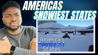 🇬🇧BRIT Reacts To THE SNOWIEST STATES IN AMERICA!