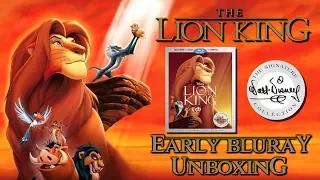 THE LION KING: THE CIRCLE OF LIFE EDITION - WALT DISNEY SIGNATURE COLLECTION - EARLY BLURAY UNBOXING