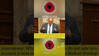 GREEK POLITICIAN TELLS THE TRUTH ABOUT SERBS AND ABOUT ALEXANDER THE GREAT IS ILLYRIAN  / ALBANIAN
