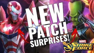 MASSIVE REVEALS! OUT OF TIME FULL KITS, Leader & Iron Patroit Coming! | Marvel Strike Force