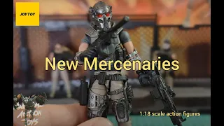 Joytoy Military Series Sack Mercenaries 1:18 scale action figures. More great army builders