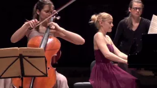Brahms Cello Sonata op.38 2d mvt, Camille Thomas and Beatrice Berrut