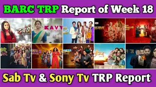 Sab Tv & Sony Tv BARC TRP Report of Week 18 : All 13 Shows Full Trp Report