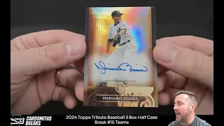 2024 Topps Tribute Baseball 3 Box Half Case Break #15