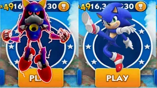 Sonic Dash - Metal Sonic VS Sonic _ Movie Sonic vs All Bosses Zazz Eggman