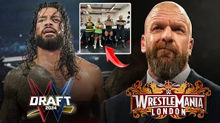 Roman Reigns In  SmackDown Draft, WrestleMania 41 In London Triple h Confirmed.