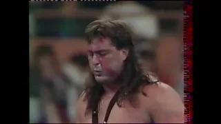 Crush (a/Mr. Fuji) vs Shawn Michaels (a/Marty Jannetty) - PTW 1991 (Crush Entrance)