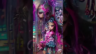 How would artificial intelligence interpret a Monster High doll? #shorts #shortsvideo