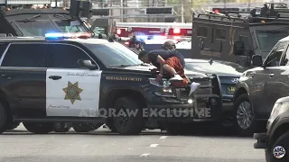 Car Thief tries to Run from SWAT/K9 Officers - FAILS