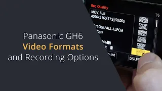 Panasonic GH6 Shooting modes | What video formats can the SD card record on the Panasonic GH6