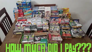 Yard Sale "Jackpot!" 600+ Sealed Packs & 14 boxes of Sports Cards!!!