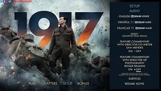 1917 (2019) Blu-ray™ Disc | Main Menu | Menu Walkthrough