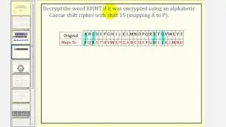 Cryptograph: Substitution Cipher (Caesar Cipher)