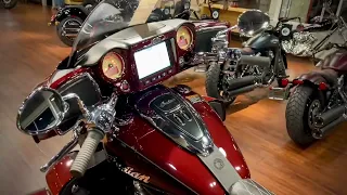 2022 Indian Roadmaster Maroon Crimson Metallic