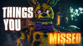 THINGS YOU MISSED IN THE FNAF MOVIE (SPOILERS)