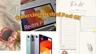 Unboxing Redmi Pad SE || ✨ Accessories Redmi Pad SE case and stylus pen 💌✨