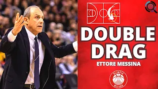 Ettore Messina - Double Drag into Dribble Handoff Action