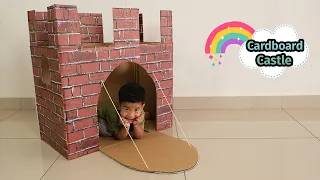 DIY I How to Make a Cardboard Castle I Playhouse I Box Forts Ideas