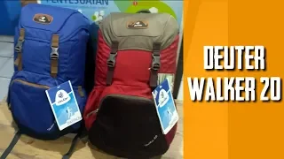 Tas Daypack Deuter Walker 20 Indigo Navy dan Cranberry-Aubergene