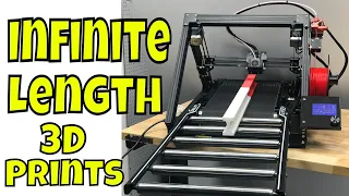 Infinite Length 3D Prints on Creality CR-30 - Naomi Wu's Printmill