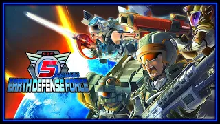 Earth Defense Force 5 [Coop] - Part 1 | Plain of Conflict | Walkthrough | No Commentary
