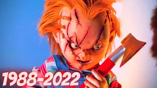 Evolution of Chucky in Movies, Cartoons 1988-2022