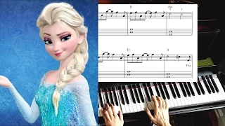 FROZEN - "Let It Go" - Easy Piano Tutorial