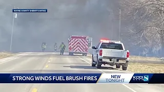 Windy, dry weather fuels grass fires