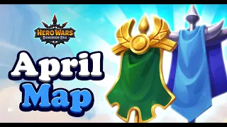 Hero Wars Island Map April | Mysterious Island Map April