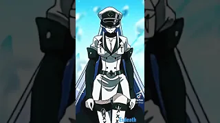 Esdeath edit [Akame ga kill] #shorts