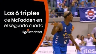 Los 6 triples de McFadden en el segundo cuarto | Liga Endesa 2019-20