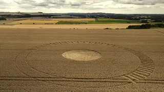 Crop Circle of 2023 in 4K | Wexcombe | Wiltshire UK | 2023-07-28