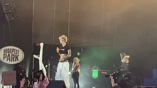 Machine Gun Kelly - interlude “Why did I come to Hungary?” (live in Budapest 26.06.2023)