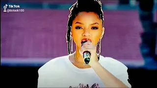 Watch "Watch "Chloe x Halle perform National Anthem ahead of 2020 NFL Kickoff Game"" on YouTube
