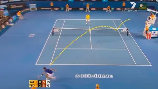 Roger Federer : Top 15 Insane Angle Shots