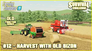 First Harvest & Selling Planks - Old Tractor Series #12 - No Man's Land - Farming Simulator22