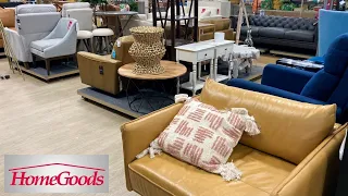 HOMEGOODS (3 DIFFERENT STORES) SOFAS ARMCHAIRS FURNITURE SHOP WITH ME SHOPPING STORE WALK THROUGH