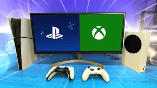 PS5 SLIM VS XBOX SERIES S | TEM MUITA DIFERENÇA? #COMPARATIVO