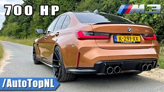 700HP BMW M3 G80 *MANUAL* 316km/h 197mph REVIEW on AUTOBAHN by AutoTopNL