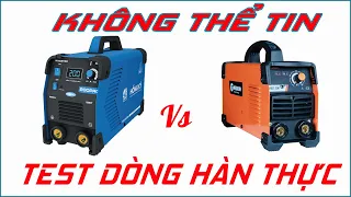 So sánh, test dòng hàn thực Jasic Ares200 và Hồng Ký MMA200PRO