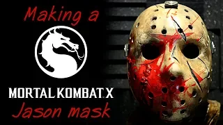 Making a Mortal Kombat X Jason  Mask - Friday The 13th DIY