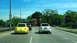 Driving in Downtown Hamilton Ontario Canada 4K