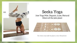 Seeka Yoga Jute Yoga Mats