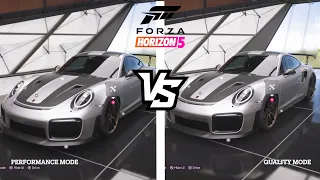 Forza Horizon 5 - Perfomance vs Quality mode Graphics comparison | Xbox Series S