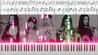 ITZY (있지) Love Is PIANO TUTORIAL (피아노 튜토리얼)